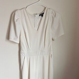 H&M Classic Cream Long Sleeve Dress